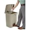 Safco Trash Receptacle, Step-On, 17 Gal, 19-3/4"x16-1/4"x26-1/4", TN SAF9922TN - alternate 2